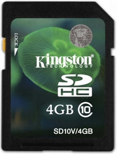 Kingston 4 GB SDHC Class 10 SD10V/4GB - 521989