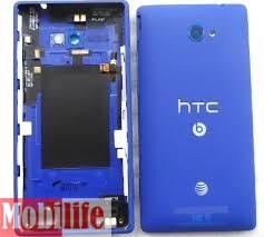 Задняя крышка HTC Accord Windows Phone 8X C620e синяя - 537966