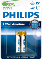 Батарейка Philips Ultra Alkaline AA LR06-E2B 2шт Цена 1шт
