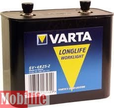 Батарейка Varta 4R25-2, 4R25 (6В) LONGLIFE (0540101111) - 532686