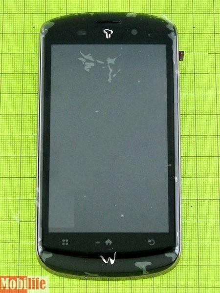 Дисплей для Fly IQ280 Tech с сенсором и рамкой черный оригинал - 537869