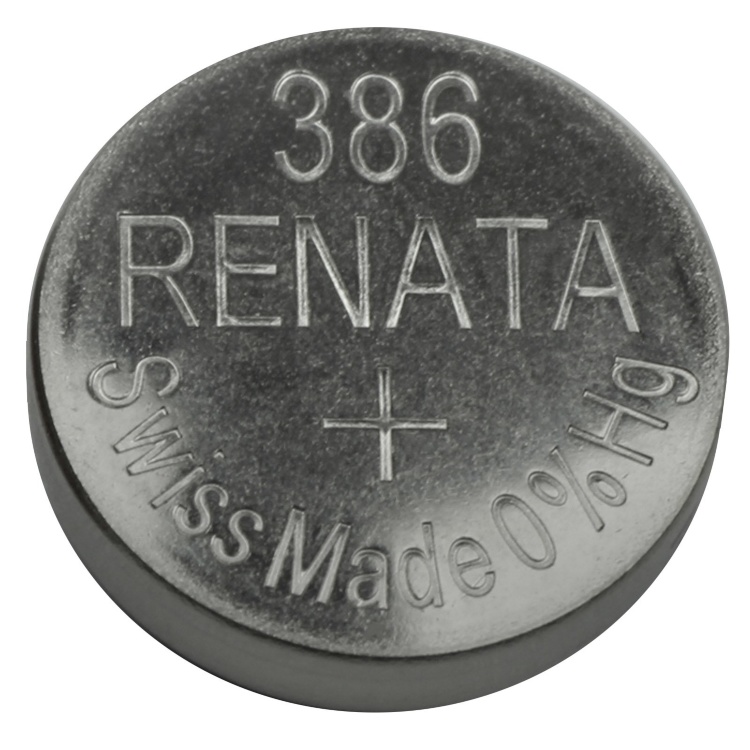 Батарейка часовая Renata 386, V386, SR43, SR43W, SR1142W, 260 - 540023