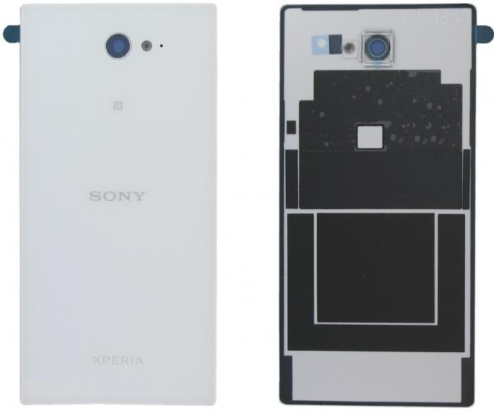 Задняя крышка Sony D2302, D2303, D2305, D2306 Xperia M2 Белый original - 542103