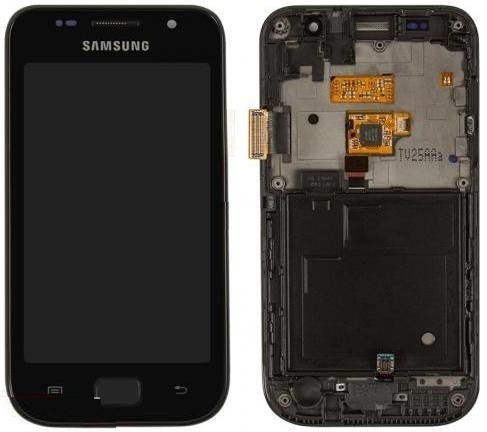 Дисплей для Samsung i9003 Galaxy SL с сенсором с рамкой Черный Original - 537074
