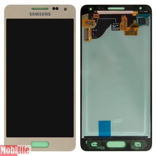 Дисплей для Samsung G850F Galaxy Alpha с сенсором Gold original - 543002