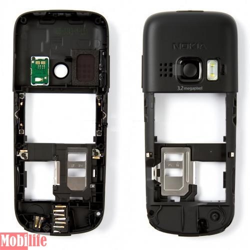 Средняя часть корпуса для Nokia 6303 Черный Full - 535675