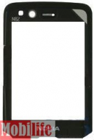Стекло дисплея для ремонта Nokia N82 Черный