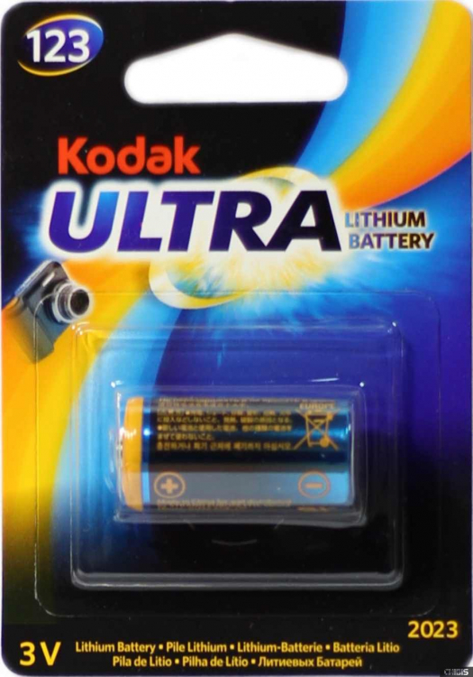 Батарейка Kodak K123 LA MAX 1шт. - 203096