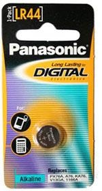 Батарейка Panasonic LR44, L1154 2шт Цена упаковки. - 200976