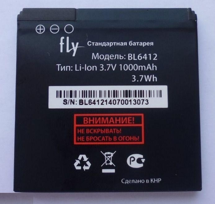Аккумулятор для Fly BL6412 IQ434 ERA Nano 5 1000mAh, Оригинал - 543905