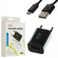 Зарядное устройство Fly USB 1,5A с кабелем