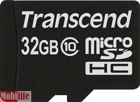 Карта пам'яті Transcend 32 Gb microSDHC Class 10 TS32GUSDC10 - 516207