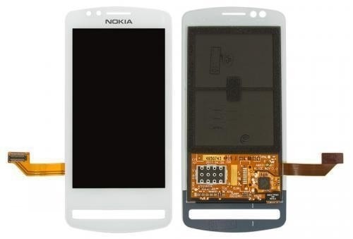 Дисплей для Nokia 700 с сенсором белый Original - 538575