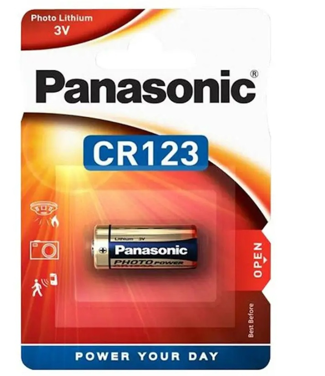 Батарейка Panasonic CR123A 3V - 530594