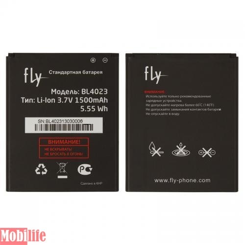 Оригинальный аккумулятор для Fly IQ237 BL4023 - 535278