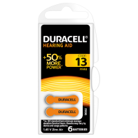 Батарейка для слуховых апаратов Duracell zinc-air 13 (ZA13, P13, s13, 13HPX, DA13, 13DS, PR48, PR13H, HA13, 13AU, PR48, AC13, A312) Цена 1шт.