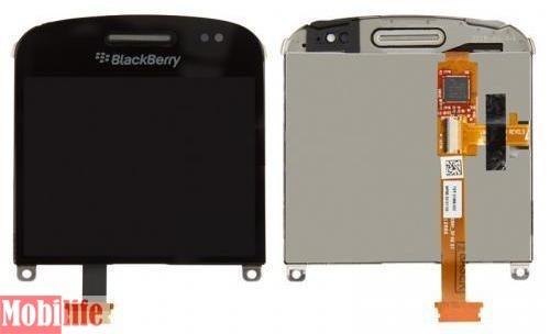 Дисплей для Blackberry 9900, 9930 с сенсором черный, rev 001/111-1 - 539830