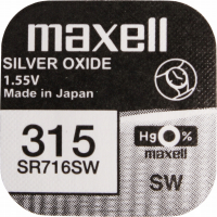 Батарейка часовая Maxell 315, V315, SR716SW, SR67, 614