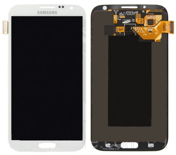 Дисплей для Samsung I317, N7100 Note 2, N7105 Note 2, T889 с сенсором Белый - 533786
