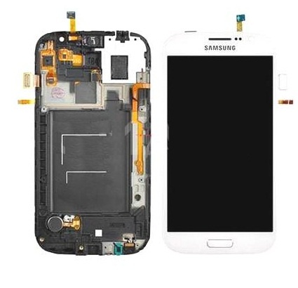 Дисплей для Samsung i9082 Galaxy Grand Duos с сенсором и рамкой Белый Original - 532699