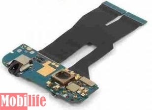 Шлейф для HTC S510b Rhyme , межплатный, коннектора наушников, с компонентами - 538737