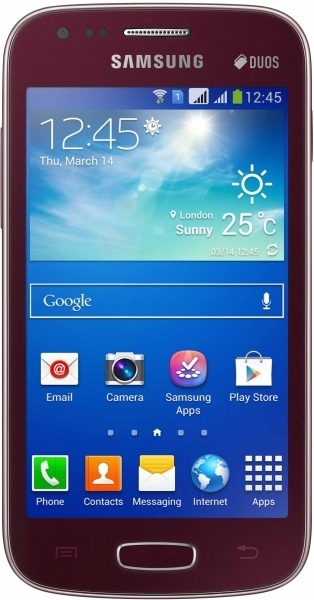 Samsung S7272 Galaxy Ace 3 Duos wine red - 