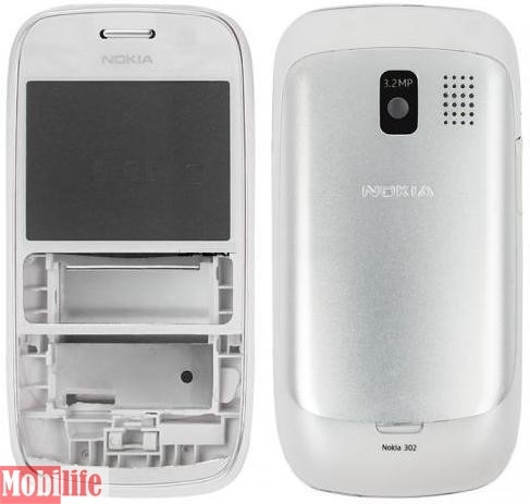 Корпус для Nokia Asha 302 Белый - 525326