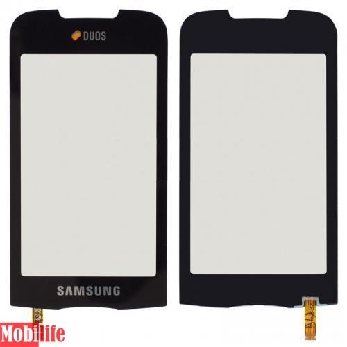 Сенсорное стекло (тачскрин) для Samsung B7722i черный