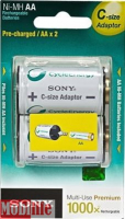 Sony NHAAB2KX2C C size 2100 mAh 1х2шт.