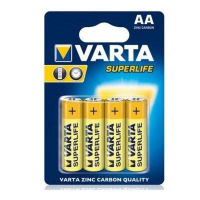 Батарейка Varta AA R06 Carbon-Zinc 4шт Superlife (02006101414) Цена за 1 елемент