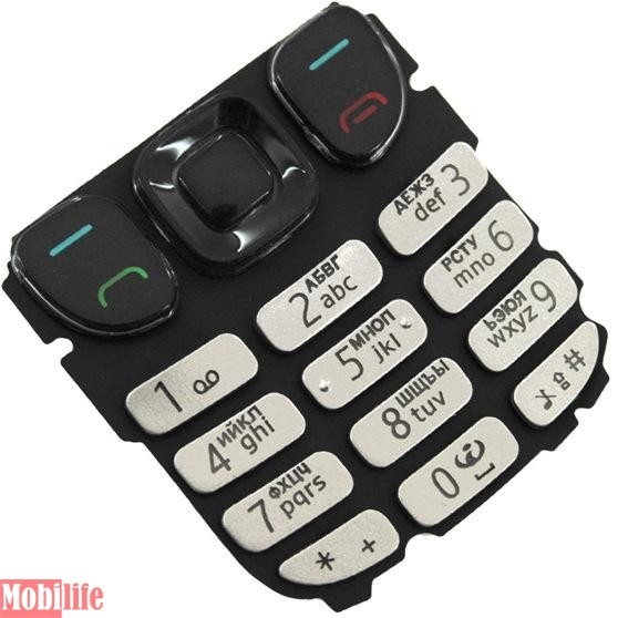 Клавиатура (кнопки) Nokia 6303 silver - 202909