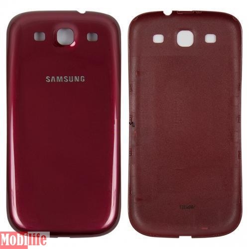 Задняя крышка Samsung i9300 Galaxy S3 бордовый - 536794