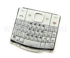 Клавиатура (кнопки) Nokia X2-01 белый - 538189