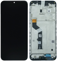 Дисплей Motorola Moto E7 Plus 2020 (XT2081-1) с сенсором и рамкой, черный