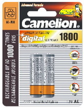 Аккумулятор Camelion AA R06 2шт 1800 mAh Ni-MH Цена упаковки. - 530214