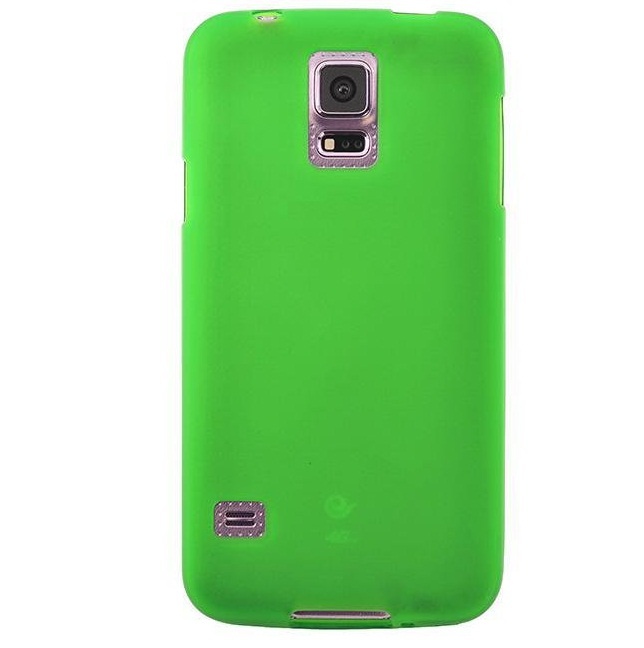 Силиконовый чехол для Samsung i9190 Galaxy S4 mini, i9192 Galaxy S4 Mini Duos, i9195 Galaxy S4 mini Зеленый - 545874