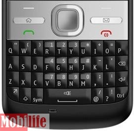 Клавиатура (кнопки) Nokia E5-00 Черная - 522468