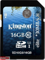Kingston 16 GB SDHC Class 10 UHS-I Elite SD10G316GB