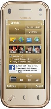 Nokia N97 Mini Gold Edition navigator - 