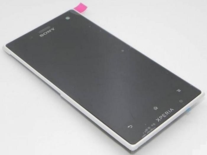 Дисплей для Sony LT26W Xperia acro S с сенсором и рамкой белый - 544327