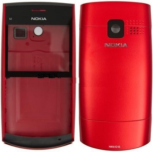 Корпус Nokia X2-01 красный - 532213
