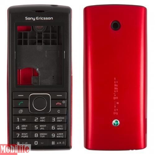 Корпус для Sony Ericsson J108 красный - 534298