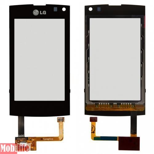 Сенсорное стекло (тачскрин) для LG GC900 черный
