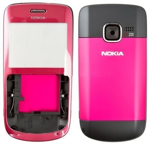 Корпус Nokia C3-00 Розовый - 507279