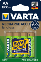 Аккумулятор Varta AA HR06 1900mAh NiMh 4шт Endless 56676 Цена упаковки.