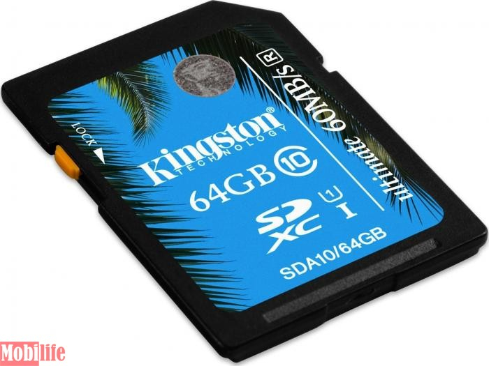 Kingston 64 GB SDXC Class 10 UHS-I Ultimate SDA10/64GB - 533410