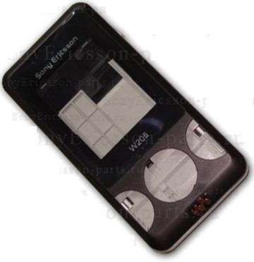 Корпус Sony Ericsson W205 Черный - 202008