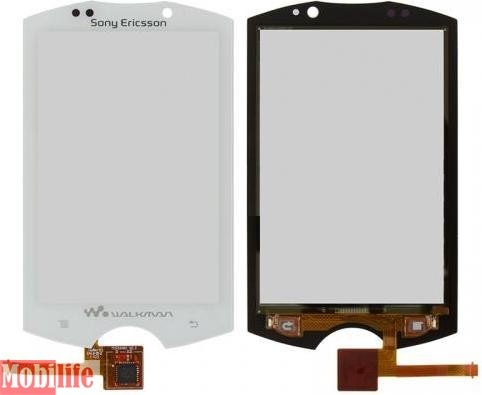 Сенсорное стекло (тачскрин) для Sony Ericsson WT18 белый