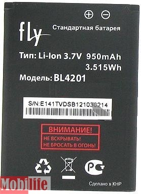 Оригинальный аккумулятор для Fly Q410 BL4201 Li-Ion 950mAh - 524244