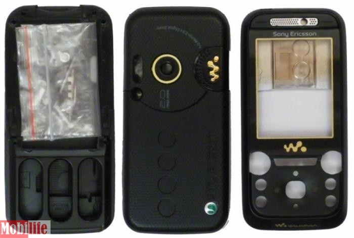 Корпус для Sony Ericsson W850 Черный - 524742